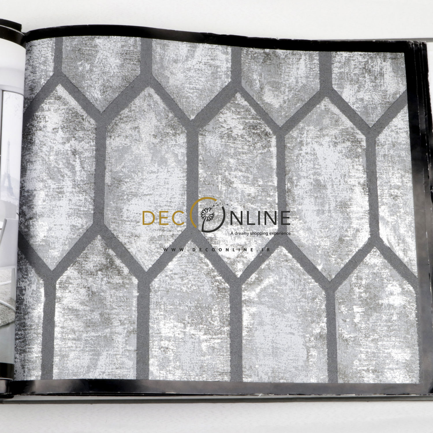 کاغذ دیواری برند جی ال دیزاین | G.L Design آلبوم سیلور ریور | Silver River کد H80110